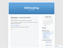 Tablet Screenshot of ngwrestling.wordpress.com