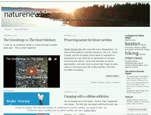 Tablet Screenshot of naturenewbie.wordpress.com