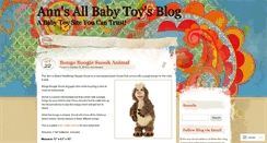 Desktop Screenshot of allbabytoys.wordpress.com