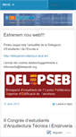 Mobile Screenshot of delepseb.wordpress.com