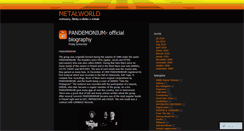 Desktop Screenshot of 666metalworld.wordpress.com