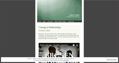 Desktop Screenshot of makeitplainonline.wordpress.com
