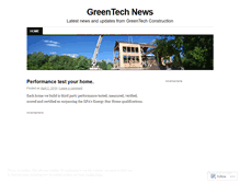 Tablet Screenshot of greentechconstruction.wordpress.com