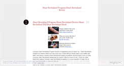 Desktop Screenshot of heartrevitalizedprogramreviewbook.wordpress.com