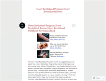 Tablet Screenshot of heartrevitalizedprogramreviewbook.wordpress.com