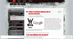 Desktop Screenshot of onlineustaad.wordpress.com