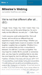 Mobile Screenshot of mileelee.wordpress.com