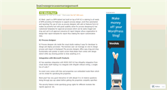 Desktop Screenshot of businessprocessmanagement.wordpress.com