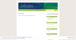 Desktop Screenshot of jokulan.wordpress.com