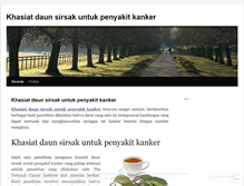 Tablet Screenshot of khasiatdaunsirsakuntukpenyakitkanker.wordpress.com