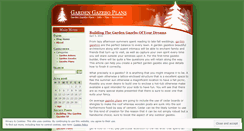 Desktop Screenshot of gardengazeboplans.wordpress.com