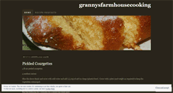 Desktop Screenshot of grannysfarmhousecooking.wordpress.com