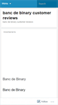 Mobile Screenshot of advertising.bancdebinarycustomerreviews.wordpress.com