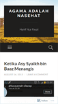 Mobile Screenshot of hanifnurfauzi.wordpress.com