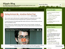 Tablet Screenshot of hippieblog.wordpress.com