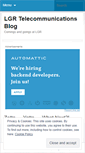 Mobile Screenshot of lgrtelecom.wordpress.com