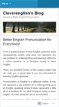 Mobile Screenshot of cleverenglish.wordpress.com