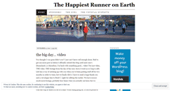 Desktop Screenshot of happiestrunneronearth.wordpress.com
