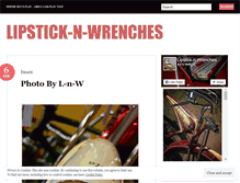 Tablet Screenshot of lipstickandwrenches.wordpress.com