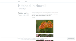 Desktop Screenshot of hitchedinhi.wordpress.com