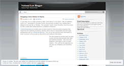 Desktop Screenshot of nationalawbloggerlnh3.wordpress.com