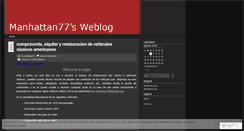 Desktop Screenshot of manhattan77.wordpress.com