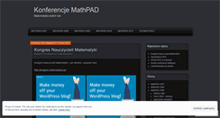 Desktop Screenshot of mathcas.wordpress.com