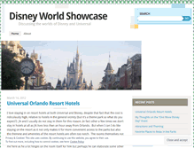 Tablet Screenshot of disneyworldshowcase.wordpress.com