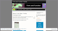 Desktop Screenshot of formandfunctionfest.wordpress.com