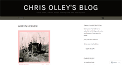 Desktop Screenshot of chrisolley.wordpress.com