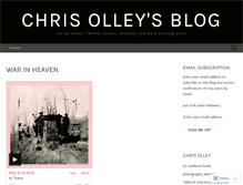 Tablet Screenshot of chrisolley.wordpress.com