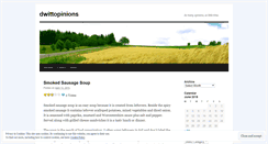 Desktop Screenshot of dwittopinions.wordpress.com