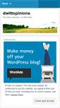Mobile Screenshot of dwittopinions.wordpress.com