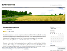 Tablet Screenshot of dwittopinions.wordpress.com