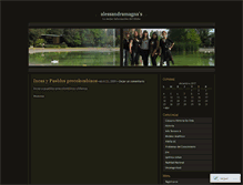 Tablet Screenshot of alessandramagna.wordpress.com