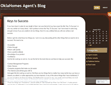Tablet Screenshot of oklahomesagent.wordpress.com