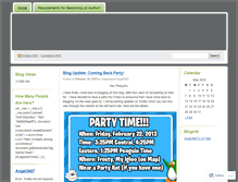 Tablet Screenshot of clubpenguinangel3667.wordpress.com