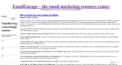 Desktop Screenshot of emailgarage.wordpress.com