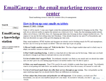 Tablet Screenshot of emailgarage.wordpress.com