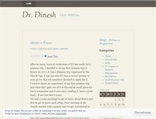 Tablet Screenshot of drdisaac.wordpress.com