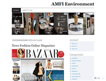 Tablet Screenshot of amfienvironment.wordpress.com
