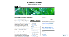 Desktop Screenshot of androidanswers.wordpress.com