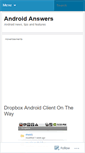 Mobile Screenshot of androidanswers.wordpress.com