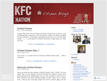 Tablet Screenshot of kfcnation.wordpress.com
