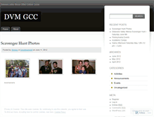 Tablet Screenshot of dvmgcc.wordpress.com