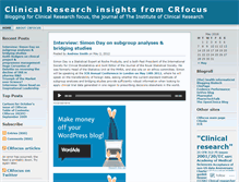 Tablet Screenshot of crfocus.wordpress.com