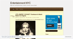 Desktop Screenshot of entertaunmentnyc.wordpress.com