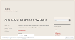 Desktop Screenshot of gndn.wordpress.com