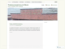 Tablet Screenshot of normalmarinilla.wordpress.com