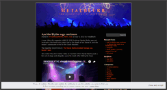 Desktop Screenshot of metalblurb.wordpress.com